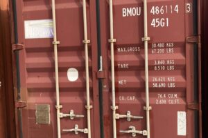 bmou 486114 3 | 40' high cube shipping container (cargo worthy)