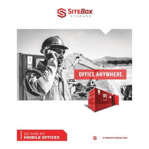 SiteBox Storage Mobile Offices Cut Sheet